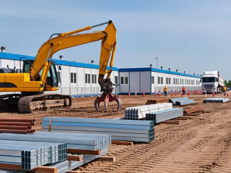 Fondation pour batiment metallique